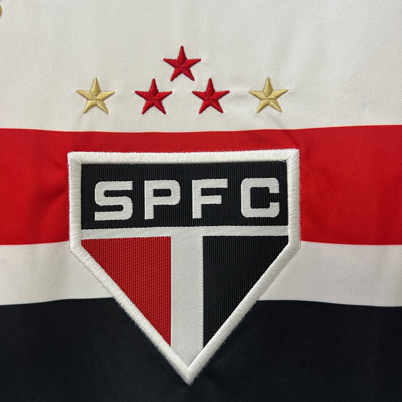 Camisa São Paulo Home 25/26 - New Balance Torcedor Masculina - Lançamento