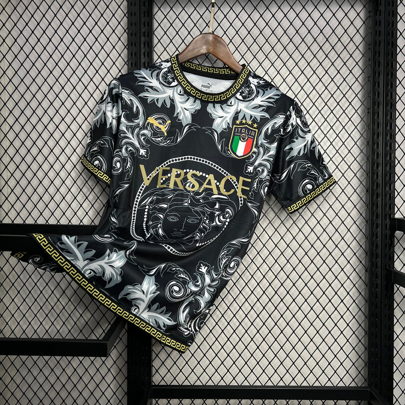 Camisa Itália Versace Co-Branded Edition 23/24 - Adidas Torcedor Masculina