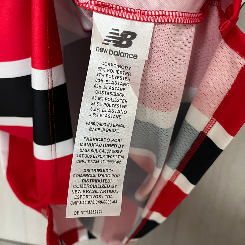 Camisa São Paulo Home 25/26 II - New Balance Torcedor Masculina - Lançamento