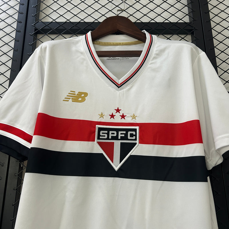Camisa São Paulo Home 25/26 - New Balance Torcedor Masculina - Lançamento