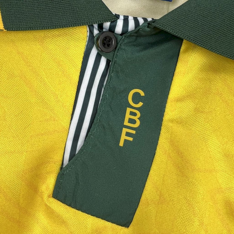 Camisa Brasil Titular 91/92 - Versão Retro