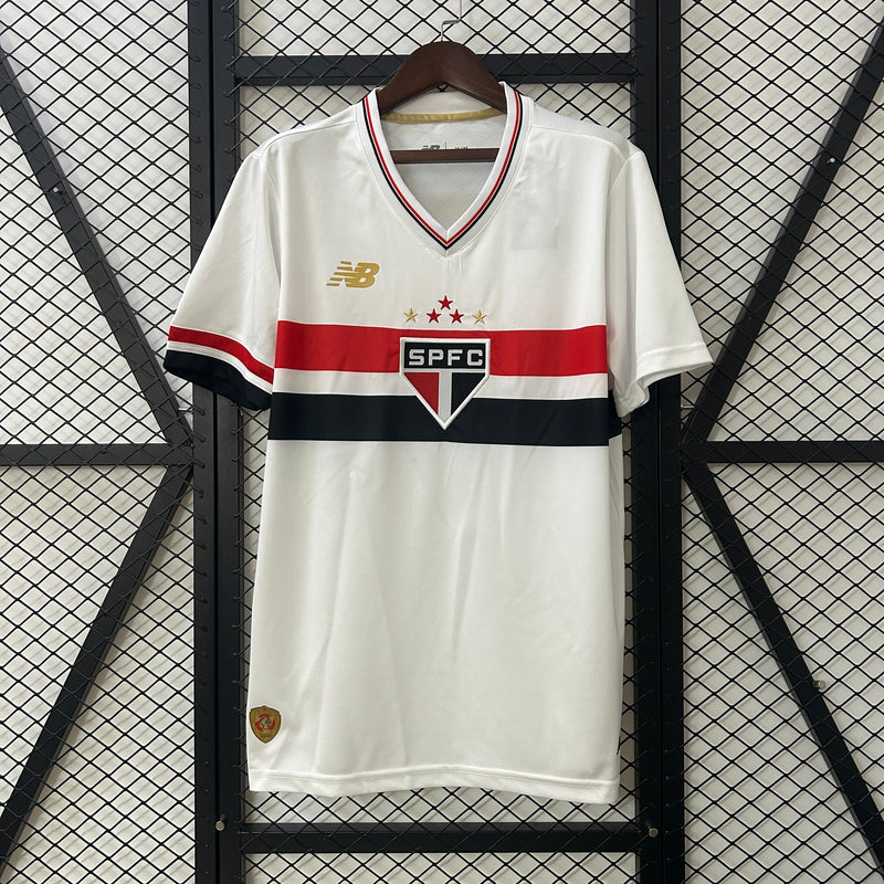 Camisa São Paulo Home 25/26 - New Balance Torcedor Masculina - Lançamento