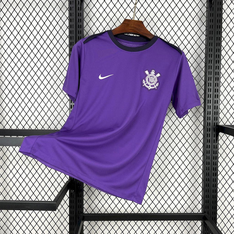 Camisa Corinthians Pré-Jogo 25/26 - Nike Torcedor Masculina - Lançamento